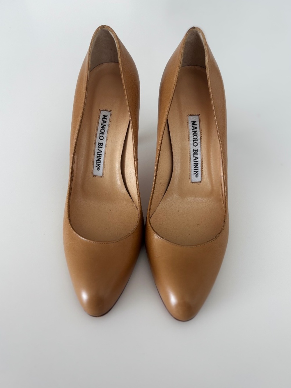 Manolo Blahnik Nude Heels
